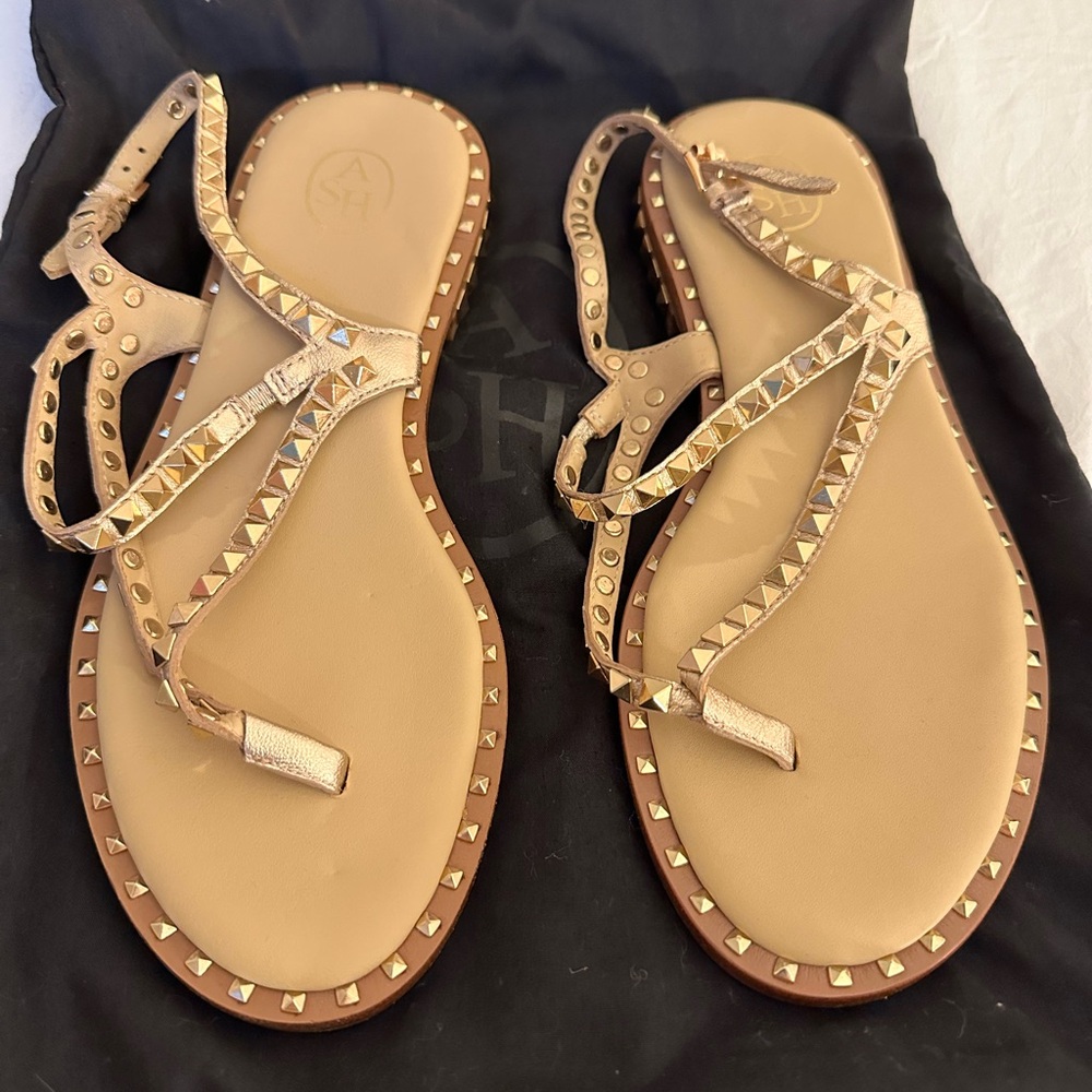 ASH studded sandals size 37.